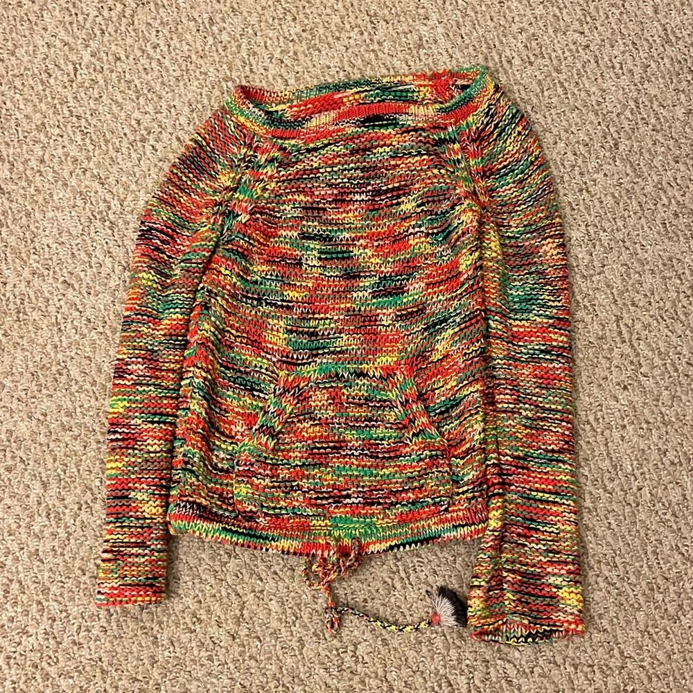 Chloe rainbow sweater size XS made in Italy designer brand